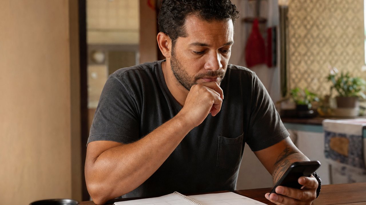 Trabalhador verificando a quantidade máxima de parcelas do Crédito do Trabalhador na simulação digital